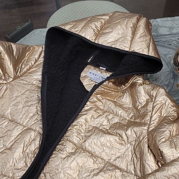 NIKKI JONES WOMENS HOODED JACKET Montreal LIKE NEW - Picture 2 of 7